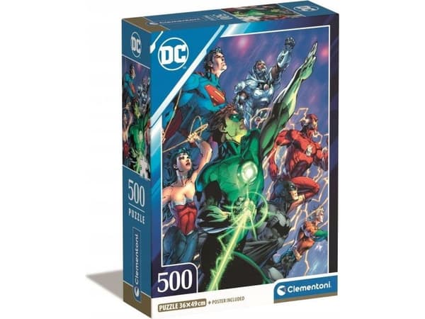 Clementoni Puslespil HQC DC Comics, 500 brikker