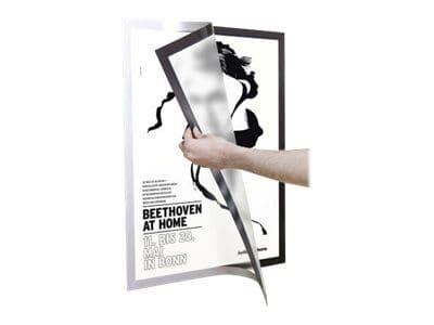 DURABLE DURAFRAME POSTER - Dokumentholder - for A2 - dobbeltsidet - sølv