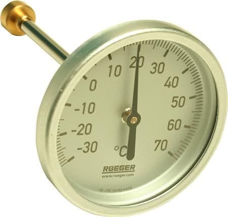 Termometer Typ TCH 80 - -30+70 Gr. Ø80mm 100mm