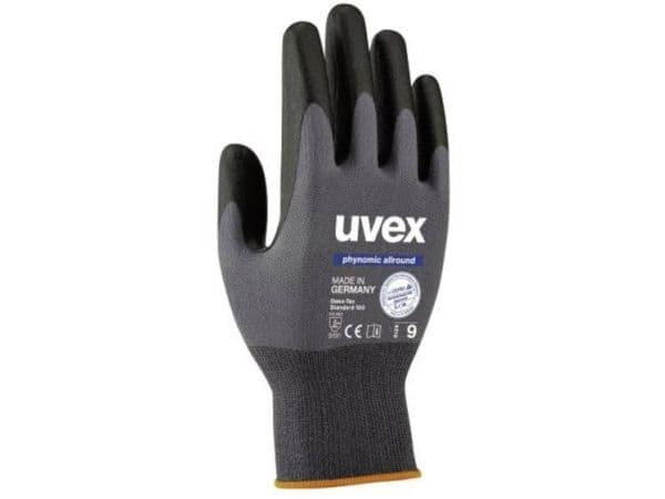 Uvex 6004909, Sort, Grå, Voksen, Voksen, Unisex, 1 stykker, Elastan, Polyamid