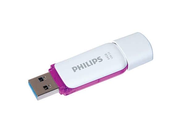 Philips FM64FD75B Snow edition 3.0 - USB-flashstasjon - 64 GB - USB 3.0