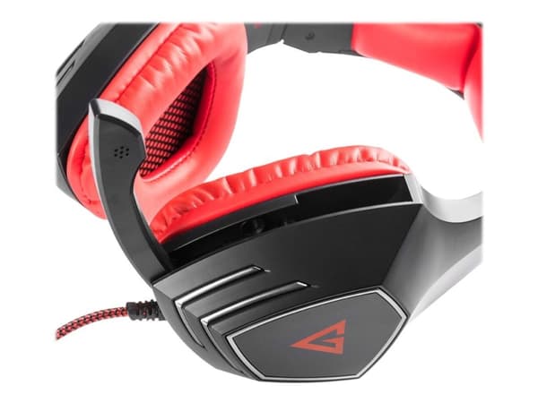 MODECOM VOLCANO MC-831 Rage - Hodesett - full størrelse - kablet - rød
