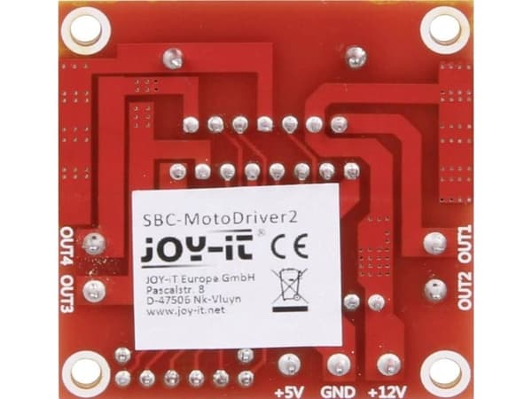 Joy-it utviklerkort SBC-MotoDriver2 Arduino, Banana Pi, Cubieboard, pcDuino, Raspberry Pi®, Raspberry Pi® 2 B, Raspberry (SBC-MotoDriver2)