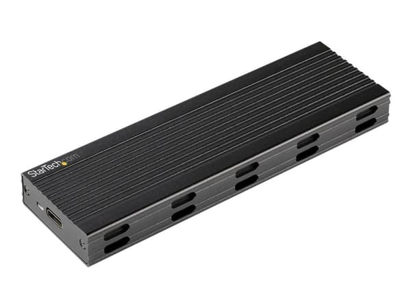 StarTech.com SM2E1BMU31C, SSD-kotelo, M.2, M.2, 10 Gbit/s, USB-liitettävyys, Musta