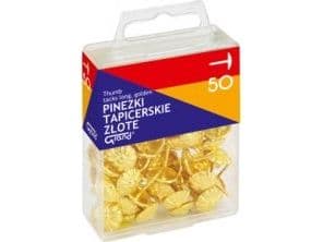 Møbelstifter gull 15 mm 50 stk
