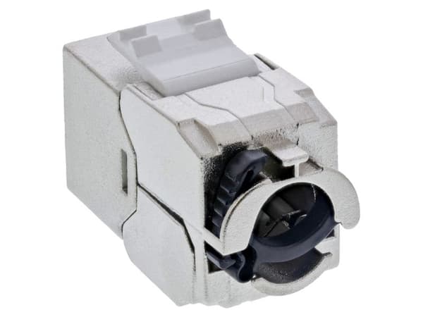 InLine 76202V, Flad, Sølv, RJ-45, LSA, Hunstik, 10GBase-T