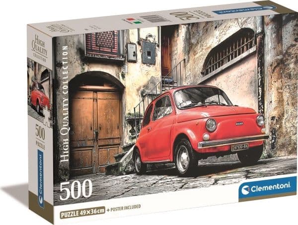 Clementoni High Quality Collection Cinquecento, 500 styck, Fordon, 18 År