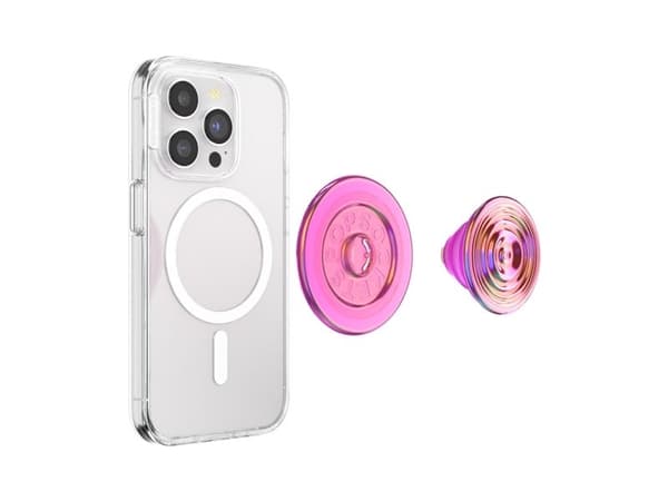 PopSockets 807218, Grepp, Rosa, Inget mönster, Apple, iPhone 12+, 1 styck