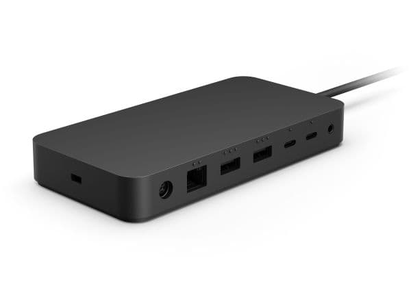 Microsoft Surface Dock - Dockningsstation - Thunderbolt 4 - 3 x Thunderbolt - 1GbE, 2.5GbE - 165 Watt