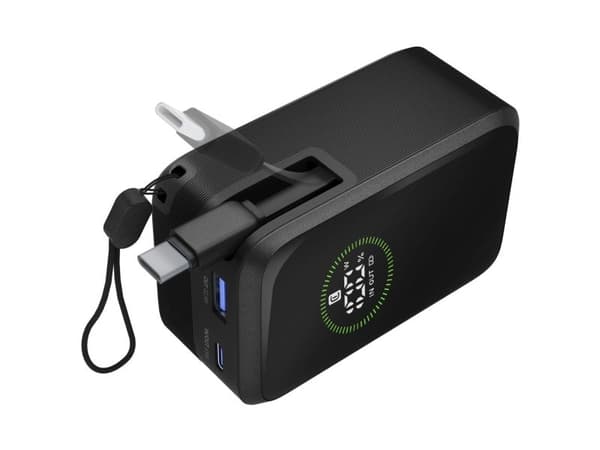 Cellularline PBROLL20000K, 20000 mAh, Musta