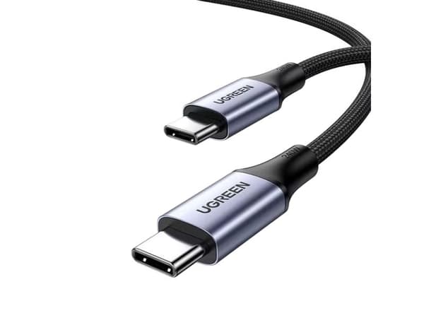 Ugreen US535, 1 m, USB C, USB C, USB 2.0, 480 Gbit/sek., Sort, Grå