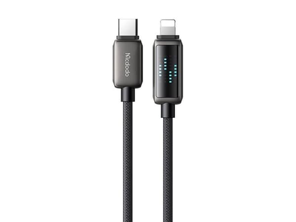 Mcdodo CA-2630 USB-C-Lightning-kaapeli, 36 W, LED-näyttö, 1,2 m