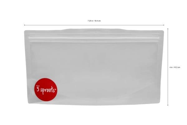 3 Sprouts välipalapussi (2 kpl), laiskiainen