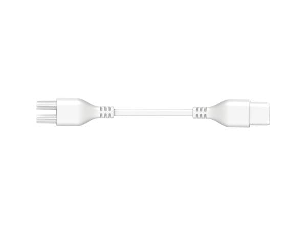 Flexline Mellemforbindelseskabel Lige 10cm Hvid. Tilbehør til Flexline-serien.
