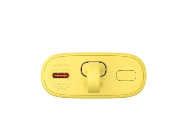 Powerbank Baseus Popsicle 5200 mAh rød/gul