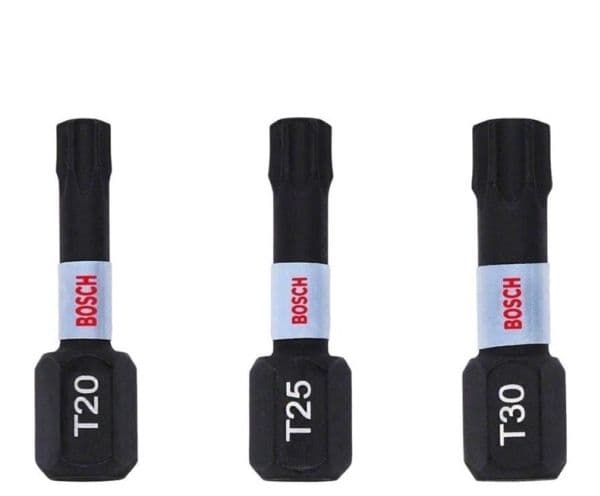 Bosch BITSET T20-T25-T30 IMPACT 25MM 3 PALAA