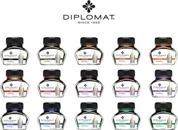 Diplomat täytekynämuste DIPLOMAT, tussimuste, 30 ml, seepia musta