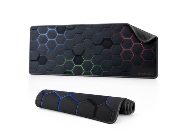 Wozinsky WPD-B800 Gaming Desk Pad 800x300mm Waterproof with Pattern - Black