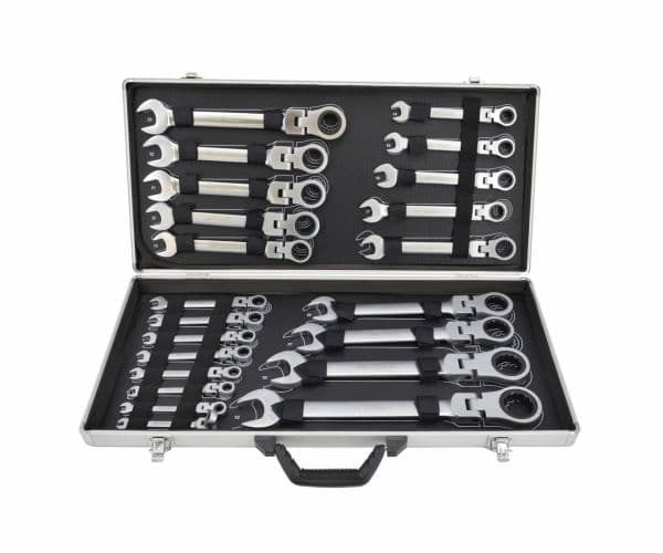AWTOOLS FLAT WRENCH SET 22pcs.6-32 CASE
