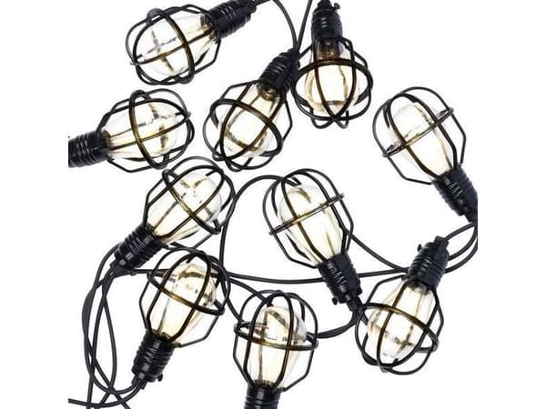 Julelys Vilde hagegirlander LED, 10 stk, 7,5 m