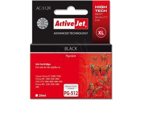 Tusz Activejet tusz AC-512R / PG-512 (black)