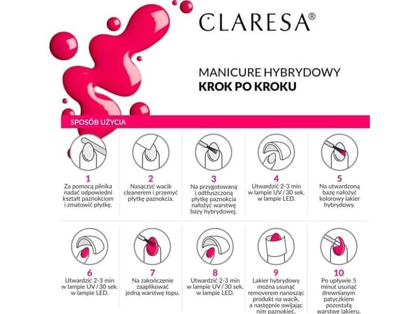 Claresa 01 Perfect Nude UV Nail Polish 5ml