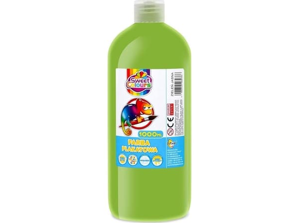Affischfärg grön ljusgrön 1000 ml