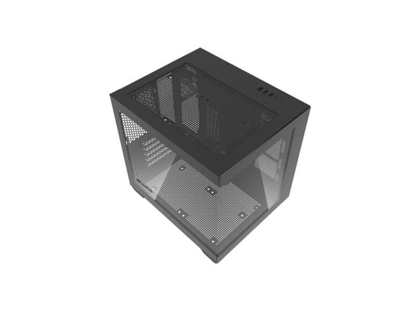 Darkflash C275P datorkåpa utan fläktar (svart)