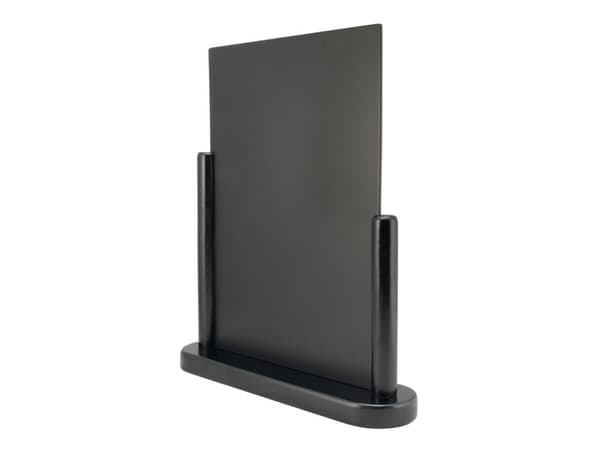 Securit® ELEGANT A4 tavle i bøgetræ, sort