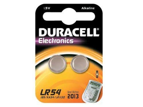 Duracell LR54 - Batteri 2 x LR54 - alkaliskt