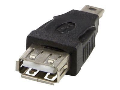 DELTACO - USB-adapter - USB (hona) till mini-USB typ B (hane)