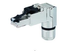 Telegärtner J00026A4004, RJ45, Sort, Rustfritt stål