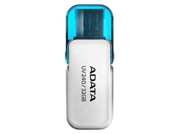ADATA UV240 - USB-flashstasjon - 32 GB - USB 2.0 - hvit
