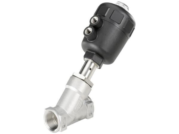 Bürkert Luftstyret ventil 1401 2000 Kabinetmateriale Rustfrit stål Forseglingsmateriale PTFE 1 stk