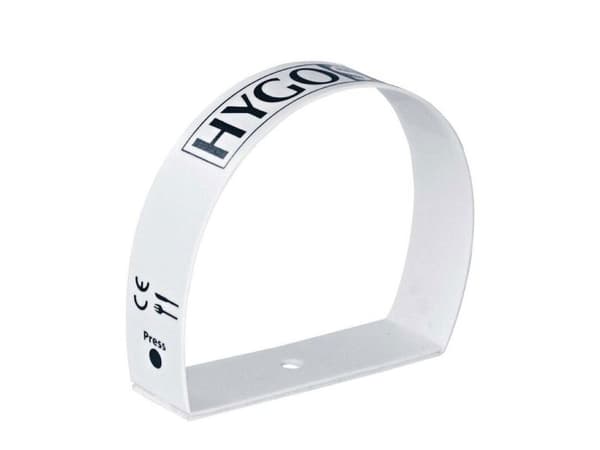 Engångshandskar plast / ring utan magnet Polyacryle vit förpackning a 5 st