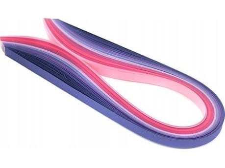 Quillingstrimler 5 mm x 50 cm rosa 100 stk