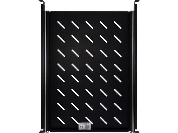 Inter-Tech SWAS-650/1000 - Rackgulvpanel - svart, RAL 9005 - 1U - 19"
