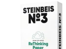 Återvunnet papper Steinbeis No.3 Pure White 80 g A4, förpackning 5 x 500 st