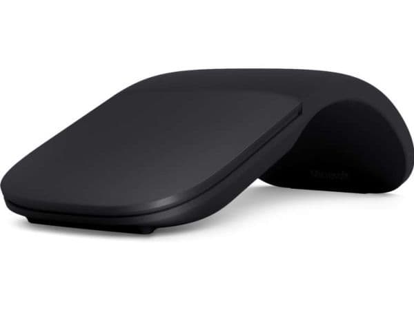 Microsoft Surface Arc Mouse - Mus - optinen - 2 knapper - trådløs - Bluetooth 4.1 - sort - kommerciel