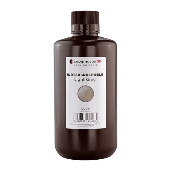Copymaster3D Water Washable UV Resin - 1000 ml - Light Grey