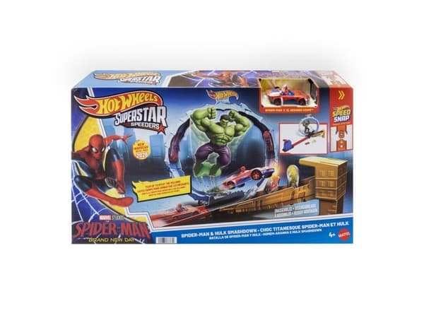 Hot Wheels Superstar Speeders blå Oasis-spårset