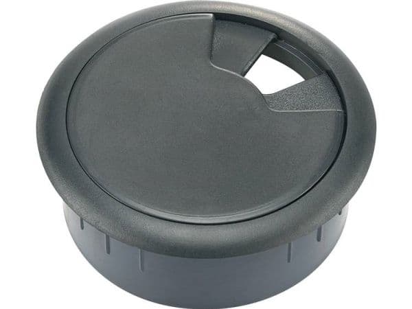 TRU COMPONENTS WP50BK kabelgenomföring för arbetsplattor ABS svart 1 st