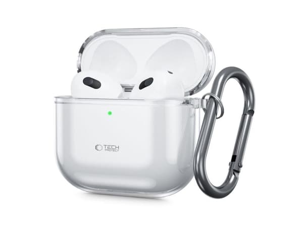 Tech-Protect FLEXAIR skyddsfodral för Apple AirPods 4 CLEAR