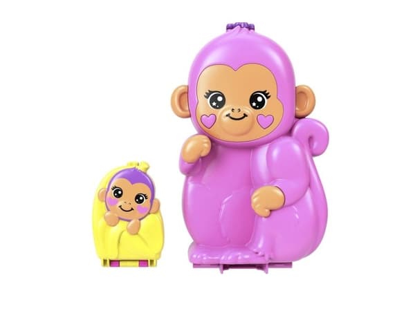 Polly Pocket Wearable Monkey Compact