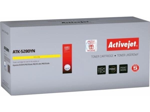 Activejet ATK-5280YN, 11000 sidor, Gul, 1 styck