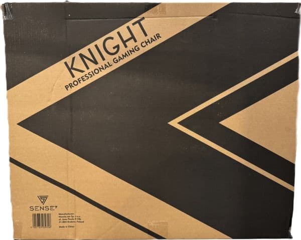 SENSE7 Knight nojatuoli musta-harmaa