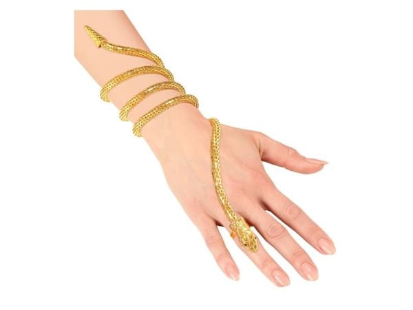 Slangarmband med ring