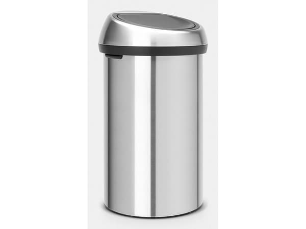 Skraldespand Touch Bin 60 ltr Mat stål,1 stk