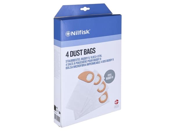 Nilfisk Støvsugerposer til Buddy II - 4-Pak