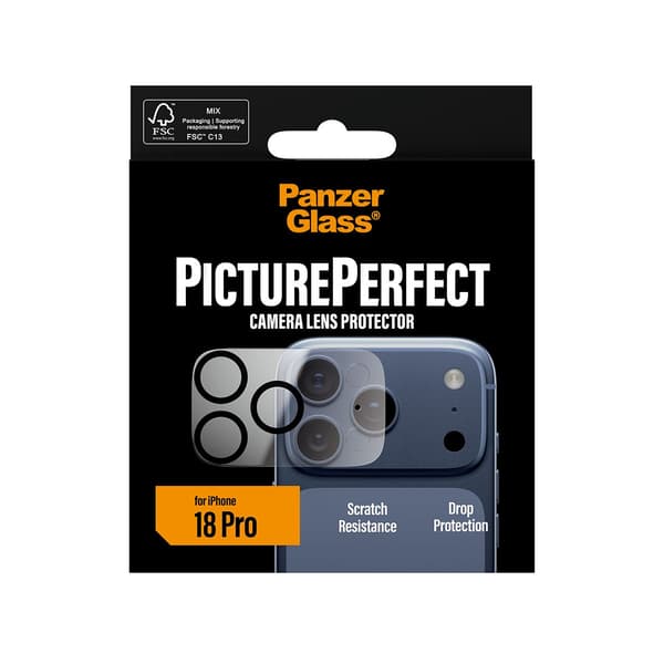 PanzerGlass PicturePerfect Camera Lens Protector iPhone 18 Pro